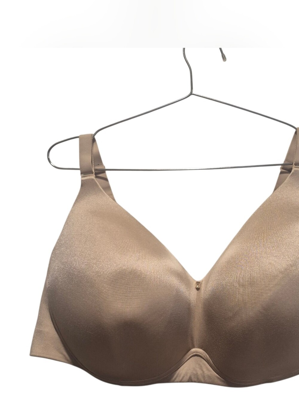 Cacique Lightly Lined No Wire Bra Size 48DDD Be8ge Nude Lane Bryant
